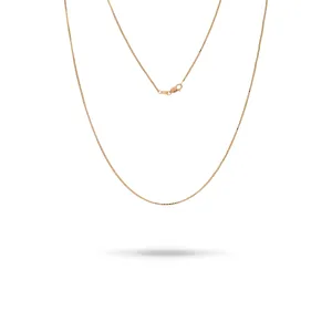 0.8mm Venetian Box Chain in Gold