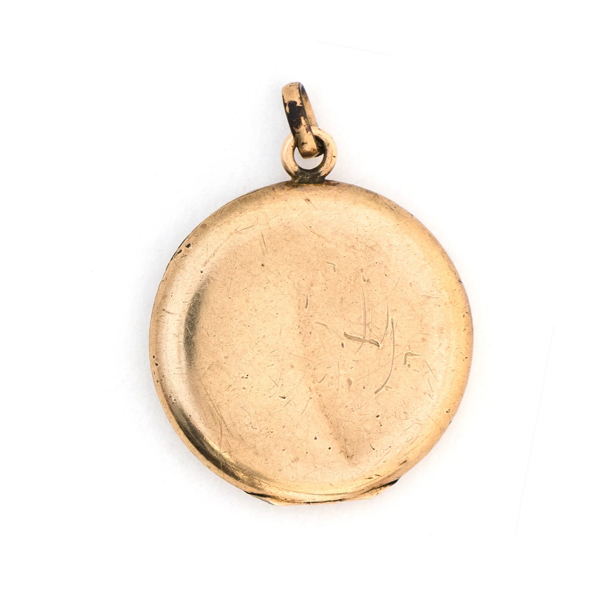 10k Gold Simple Diamond Starburst Locket