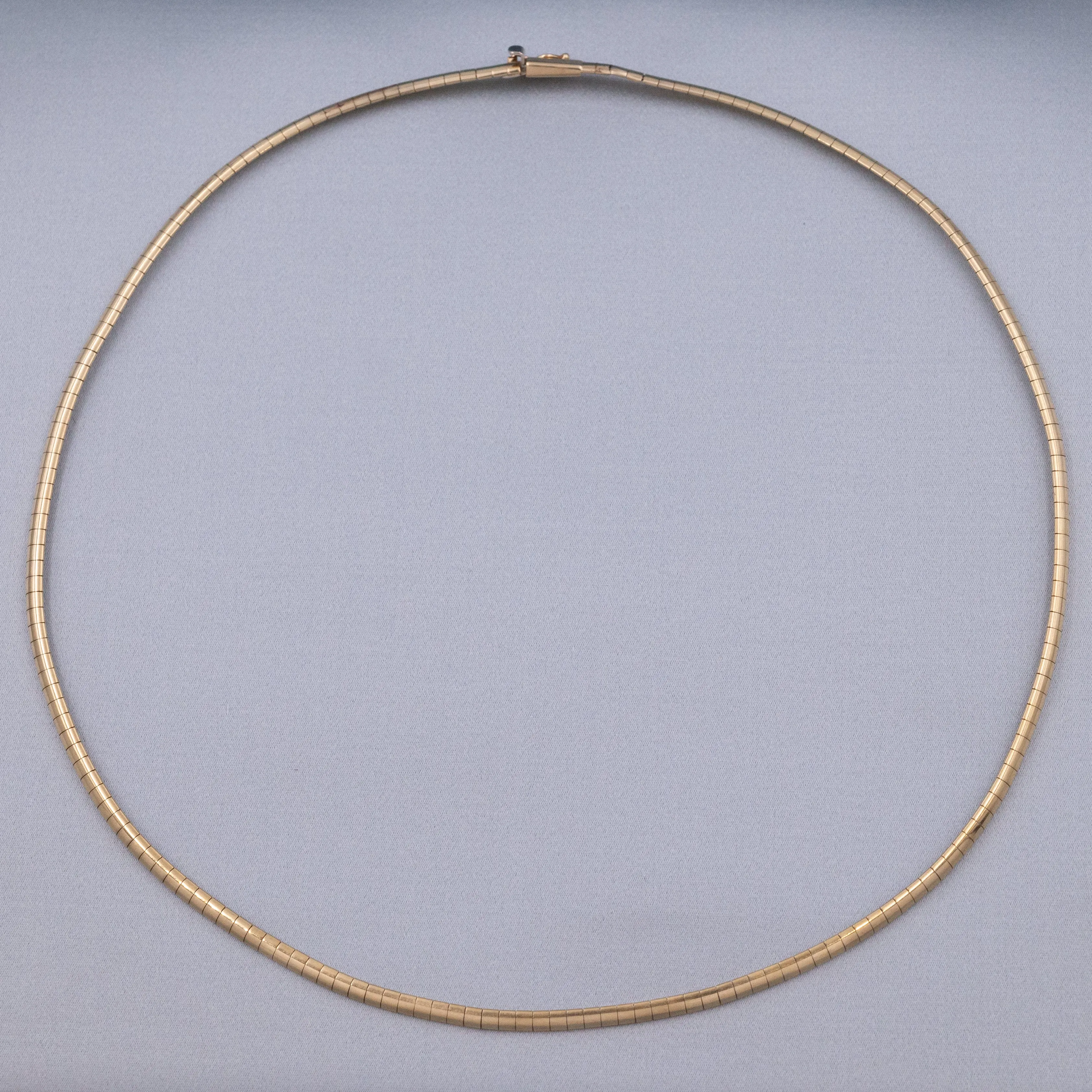 14 Karat Gold Omega Chain