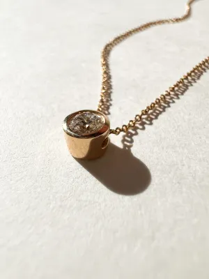 14k Fine Remy Diamond Solitaire Necklace