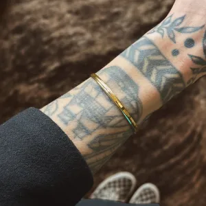 14k Flat Omega Bracelet