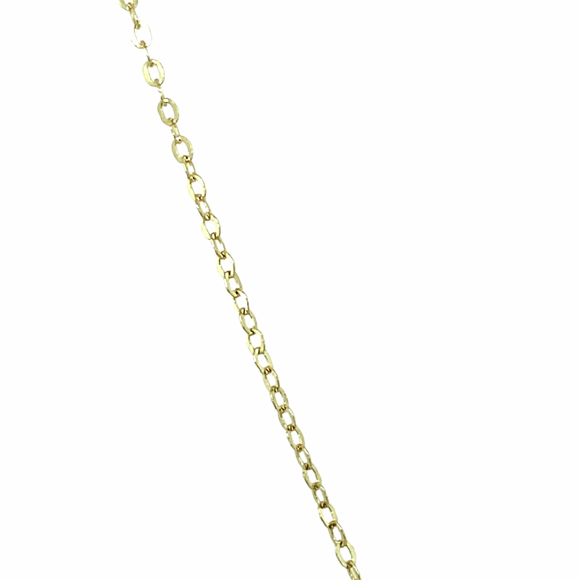 14K Gold Micro Initial Letters Necklace