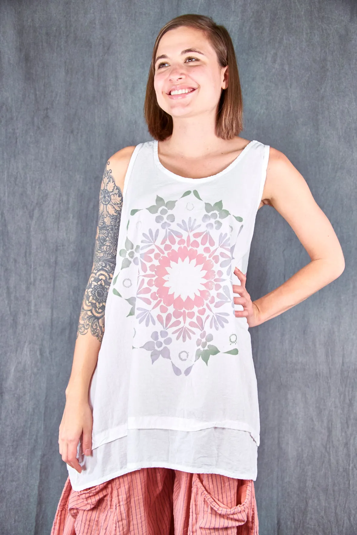 1599 Garden Tiered Tank-White-P