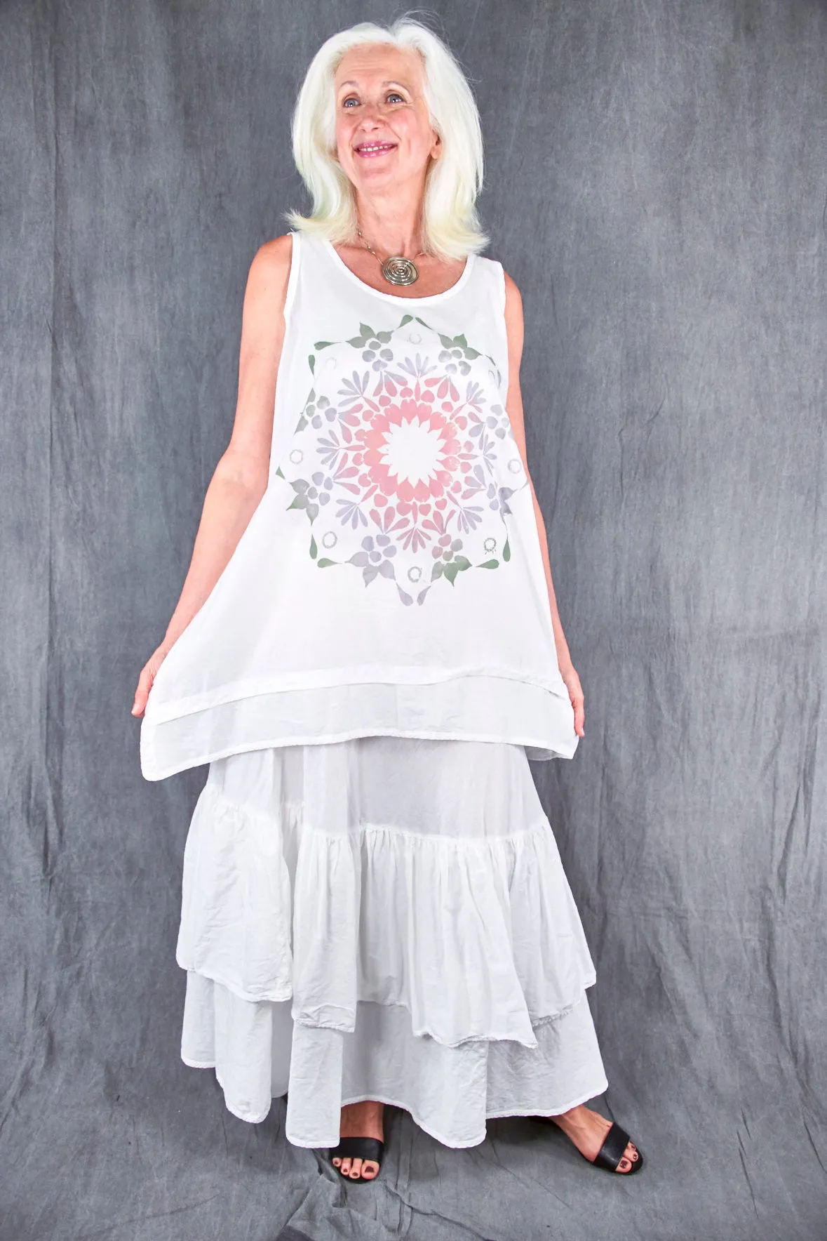 1599 Garden Tiered Tank-White-P