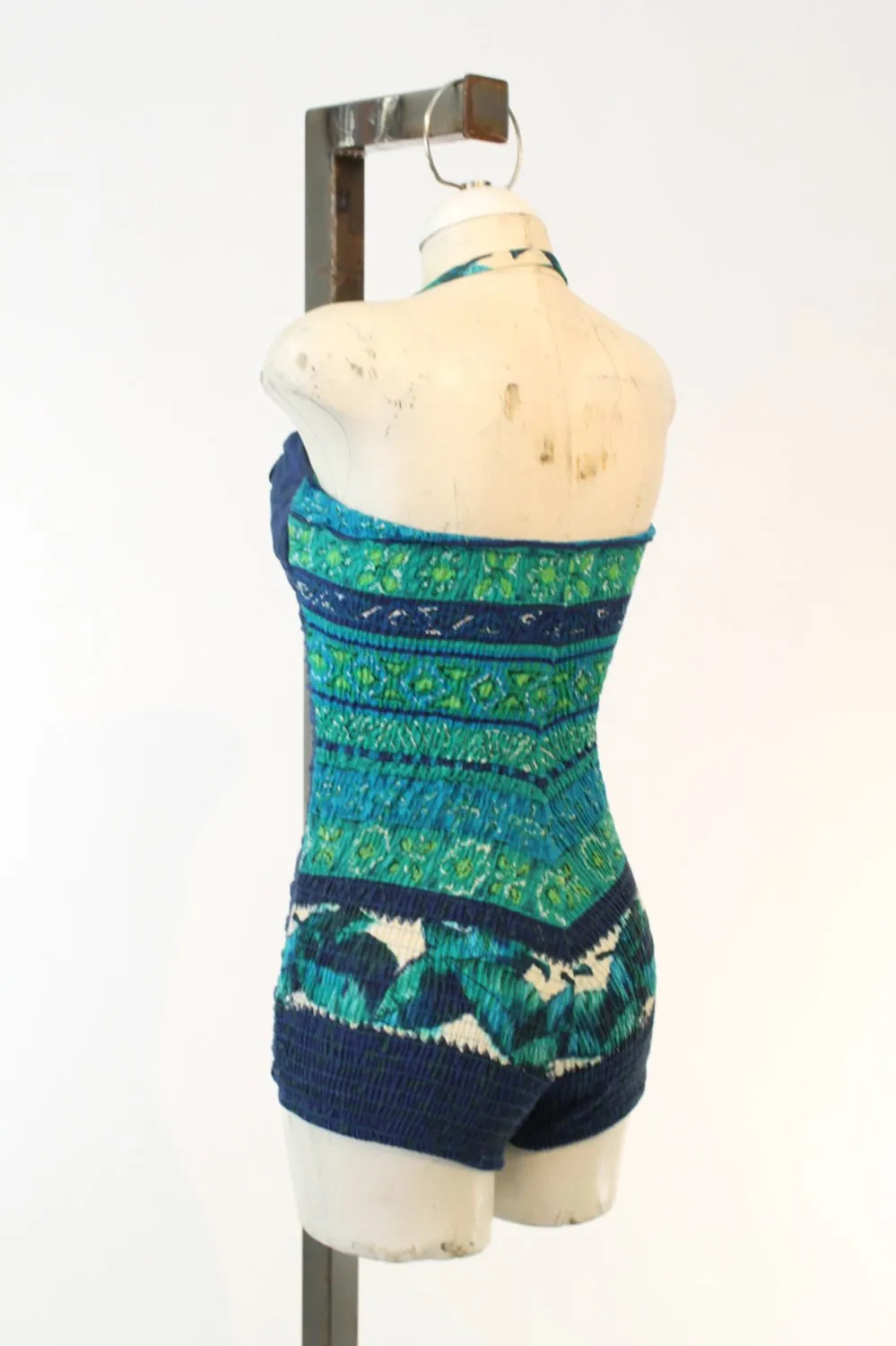 1950s Miss Hawaii BATIK halter swimsuit xs | new spring summer