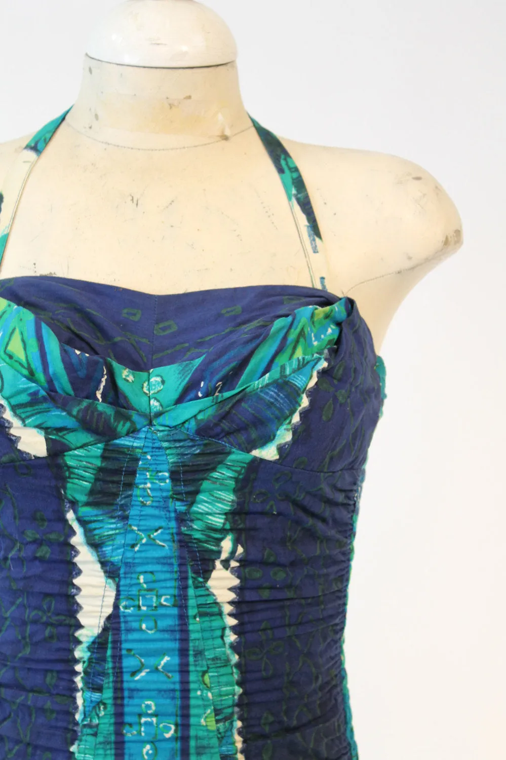 1950s Miss Hawaii BATIK halter swimsuit xs | new spring summer