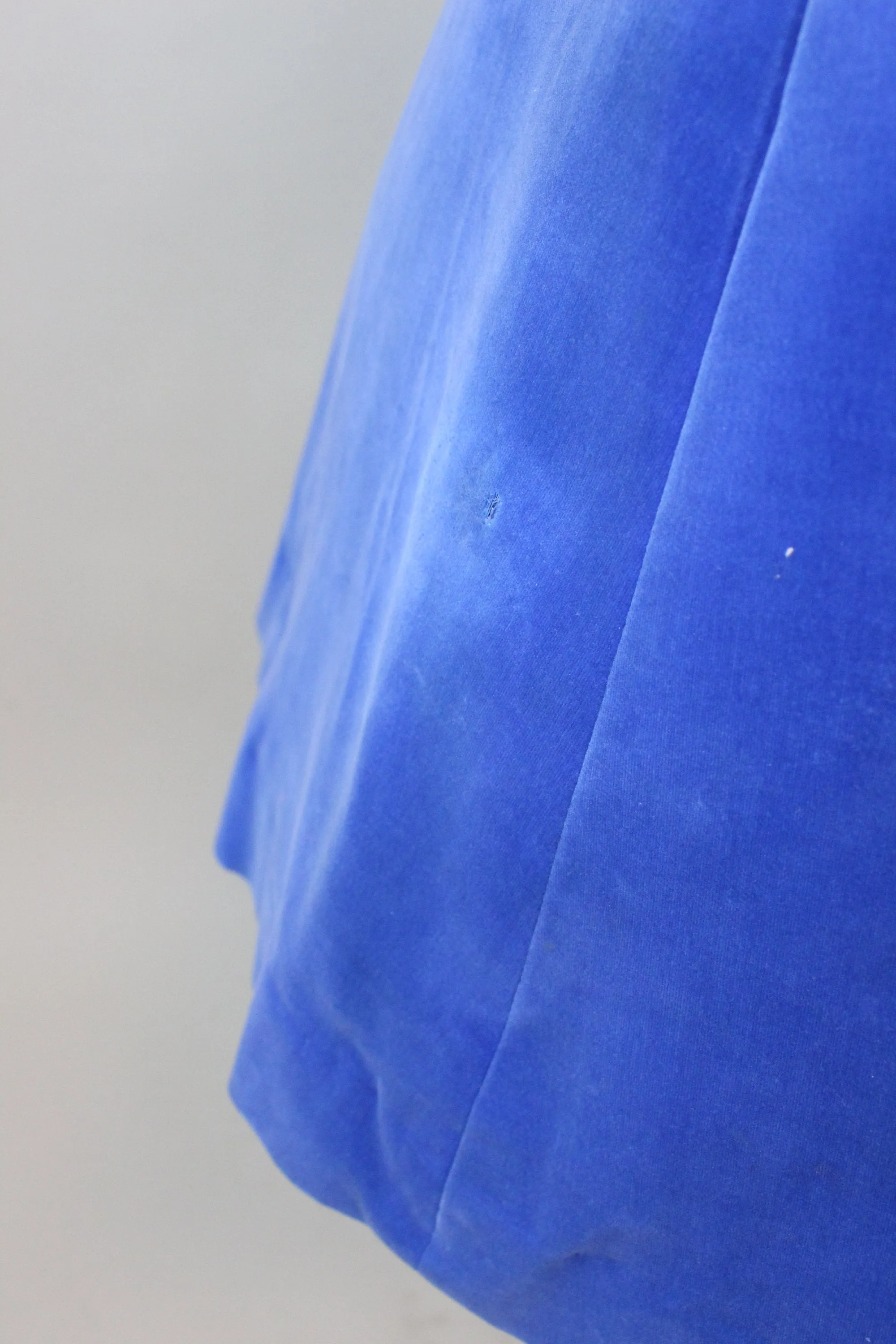 1950s SUZY PERETTE blue VELVET dress xs | new fall