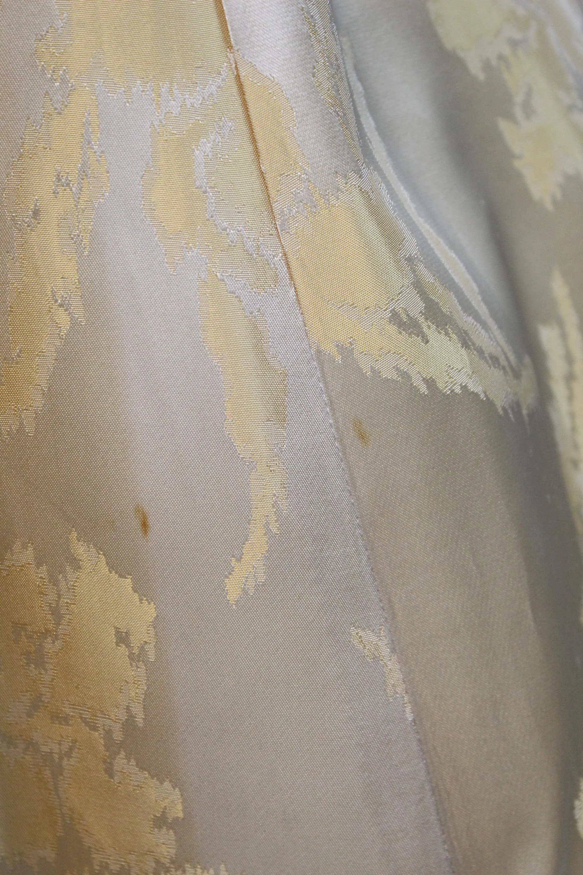 1950s SUZY PERETTE brocade gold dress small | new fall winter