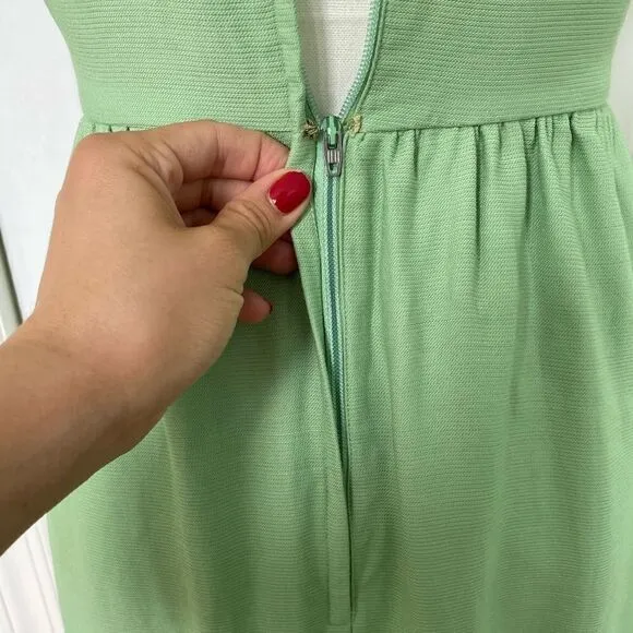 1960s Vanilla Mint Vintage Maxi Dress