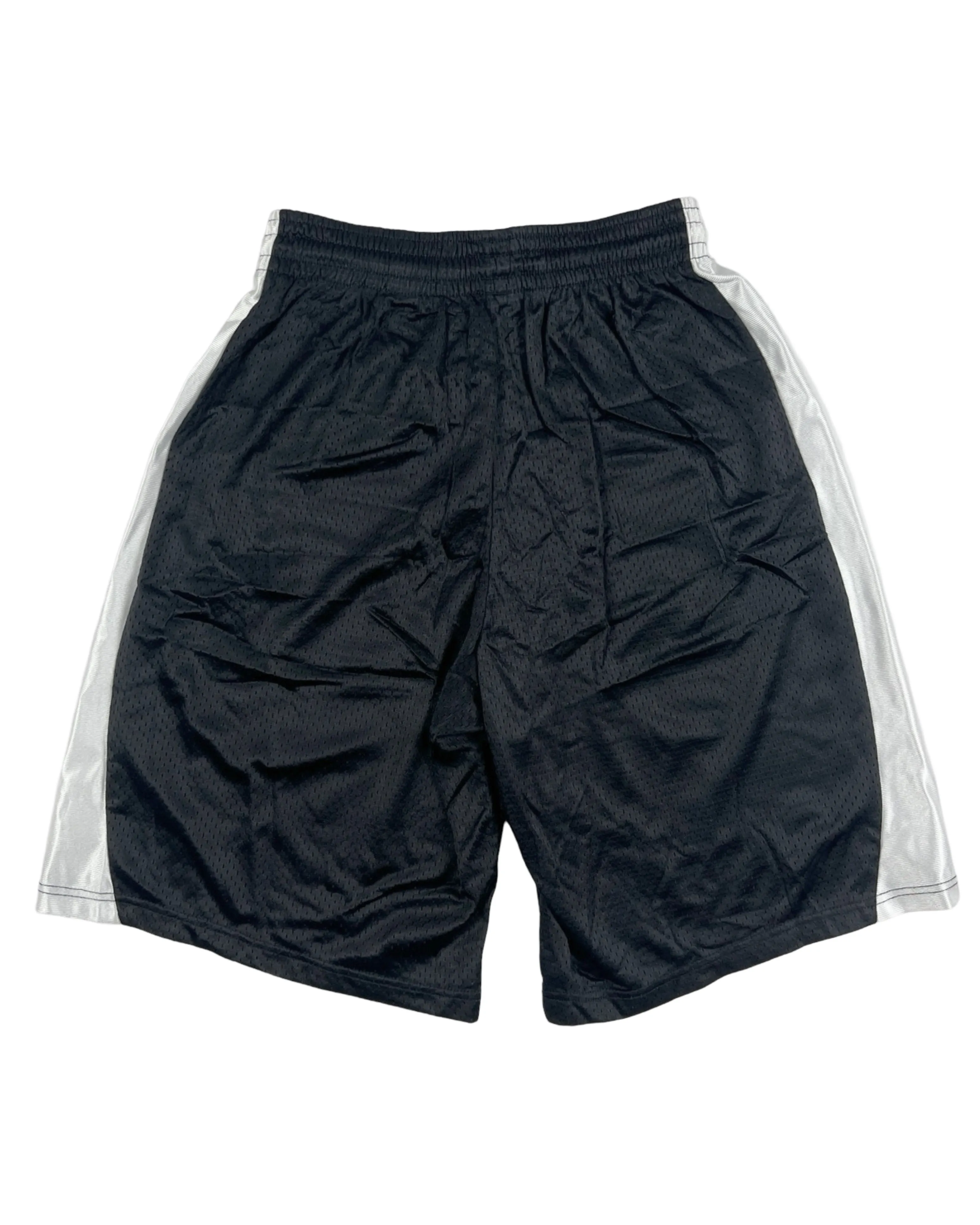 1990’s USA Made Cotton Exchange Black Nylon Mesh Shorts