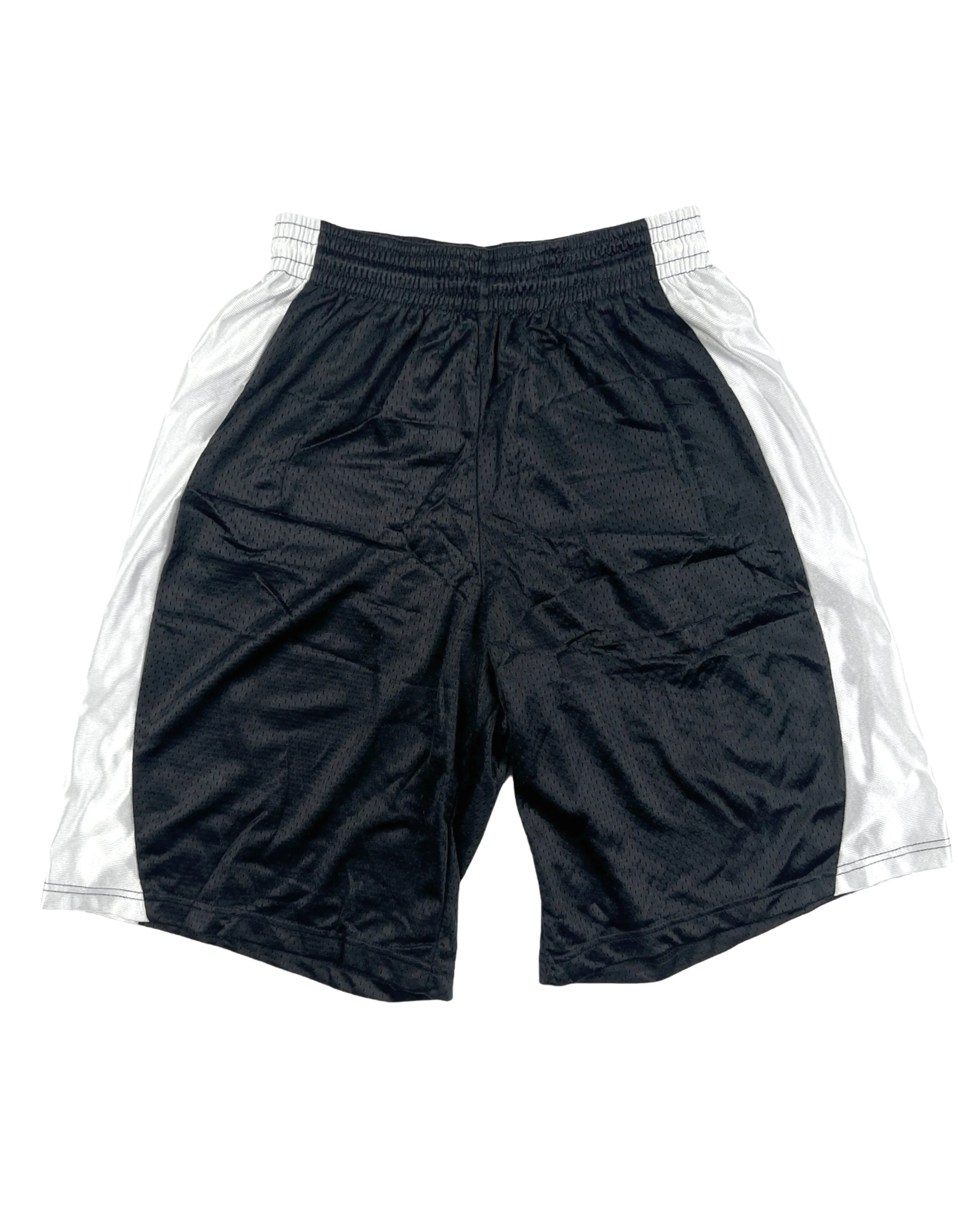 1990’s USA Made Cotton Exchange Black Nylon Mesh Shorts