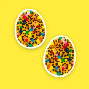 40mm Party Eggo’s - Polka Wilde - Two Pairs