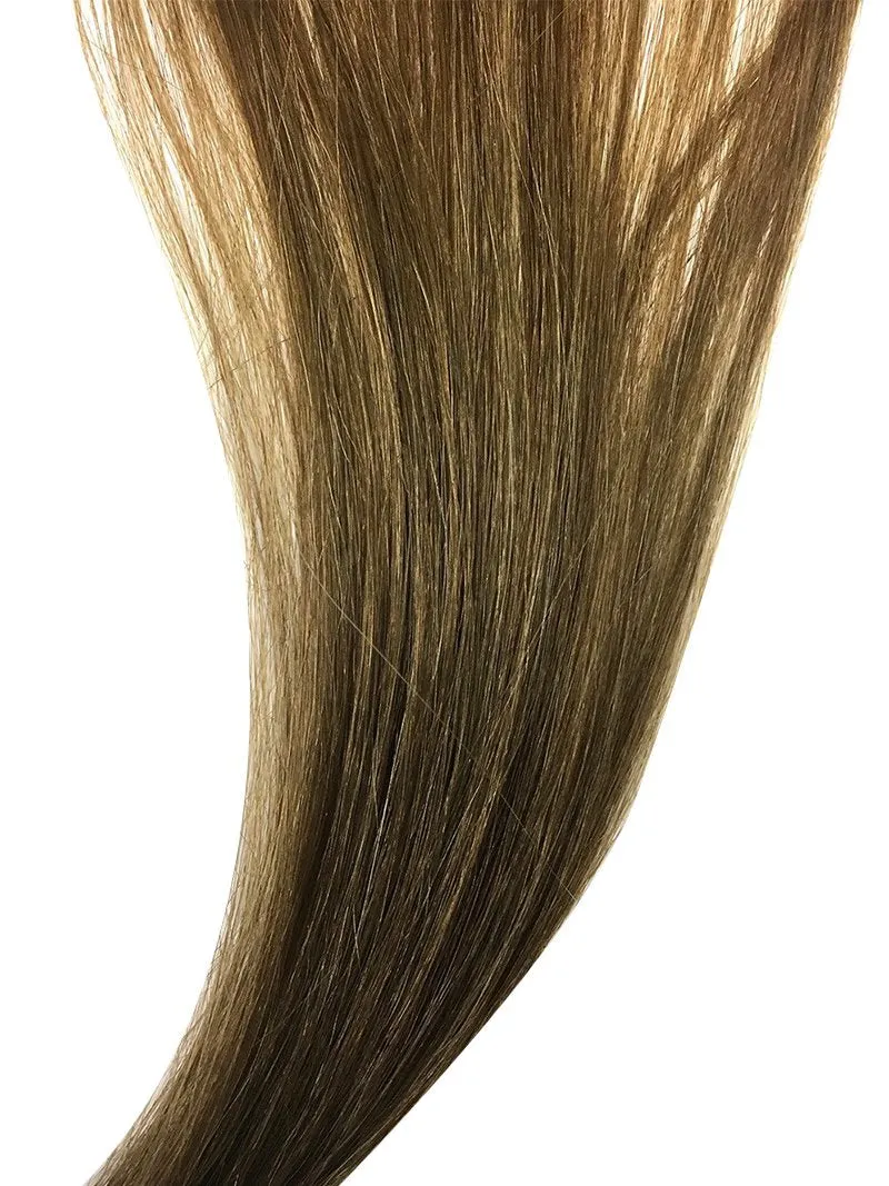 6 Pcs Skin Weft Silky Straight Human Hair Extensions 18"