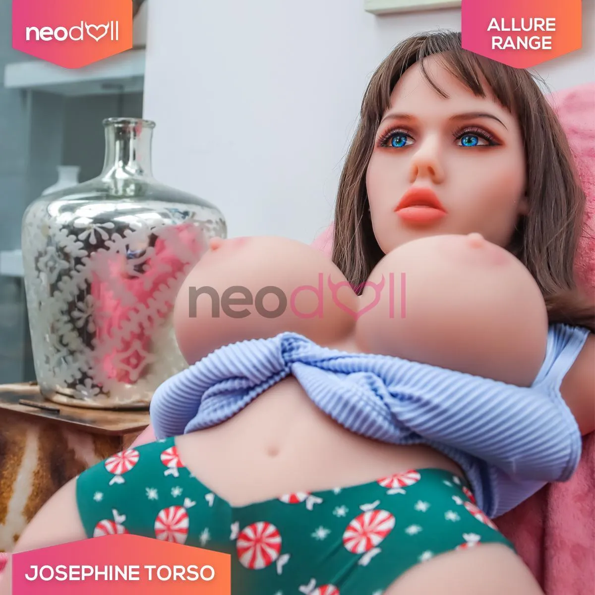 6YE Dolls - Giselle Head With Sex Doll Torso - Tan
