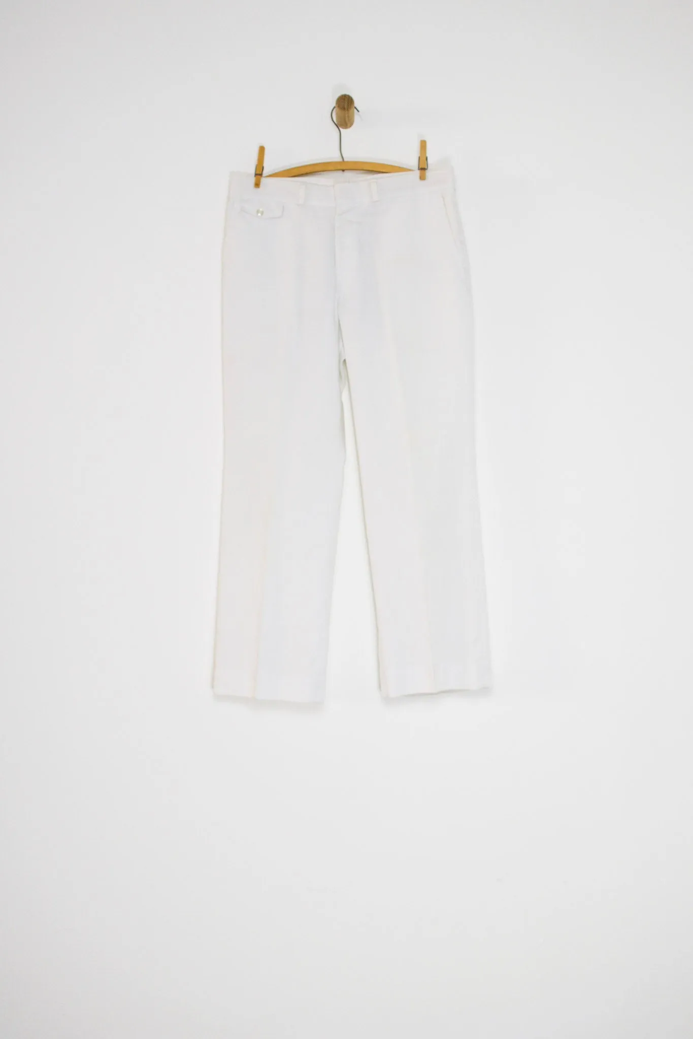 70's WHITE SLACKS / 33