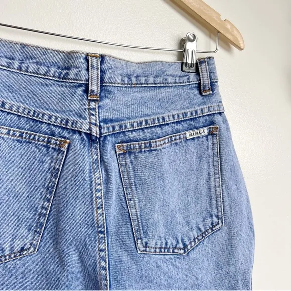 80s Bill Blass Front Pleat High Waisted Tapered Mom Jeans