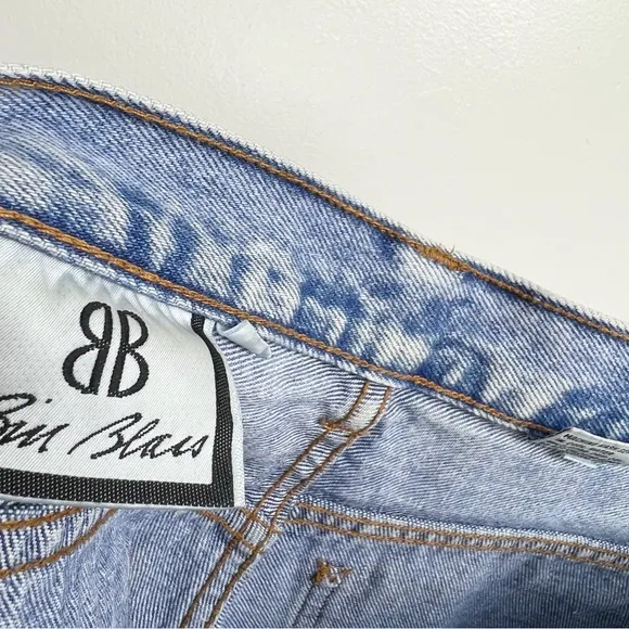 80s Bill Blass Front Pleat High Waisted Tapered Mom Jeans