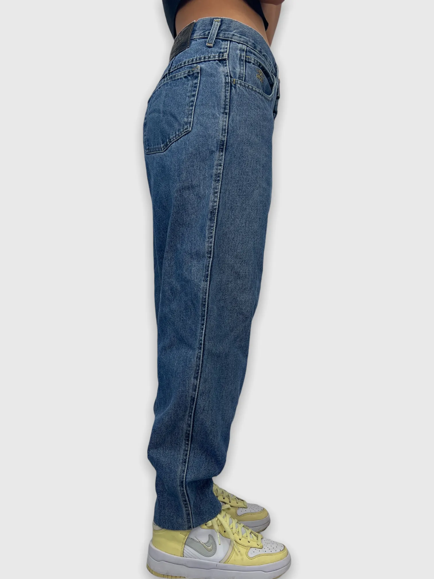 90's Angels Italy Made Vintage Denim Jeans 31x28