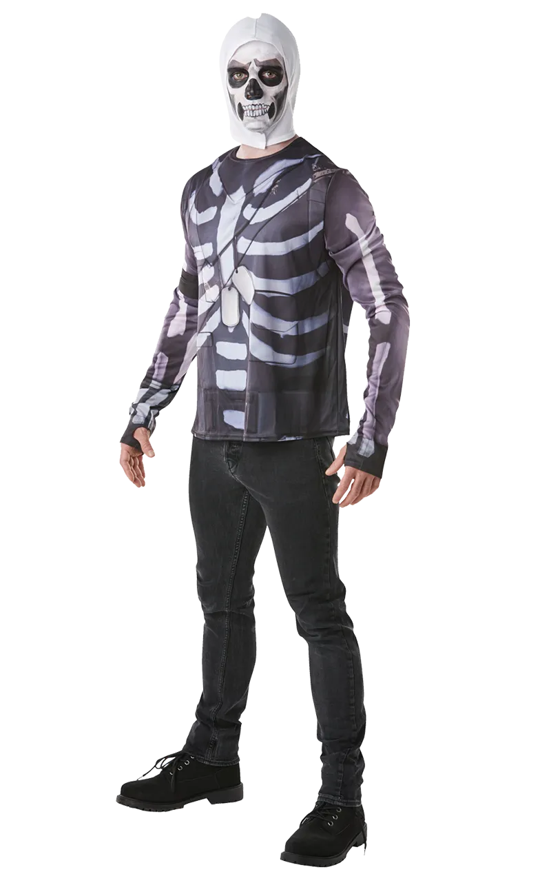 Adult Fortnite Skull Trooper Costume