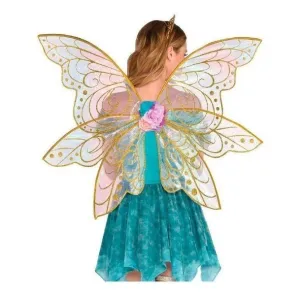 Adult Mythical Glitter Gold Fairy Wings