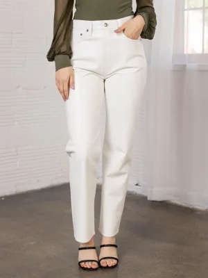 AGOLDE Lace Recycled Leather 90s Pinch Waist
