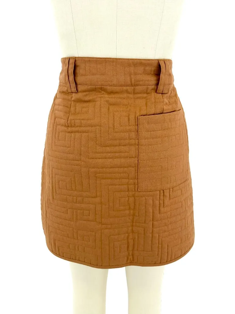 Aje Quilted Skirt Set