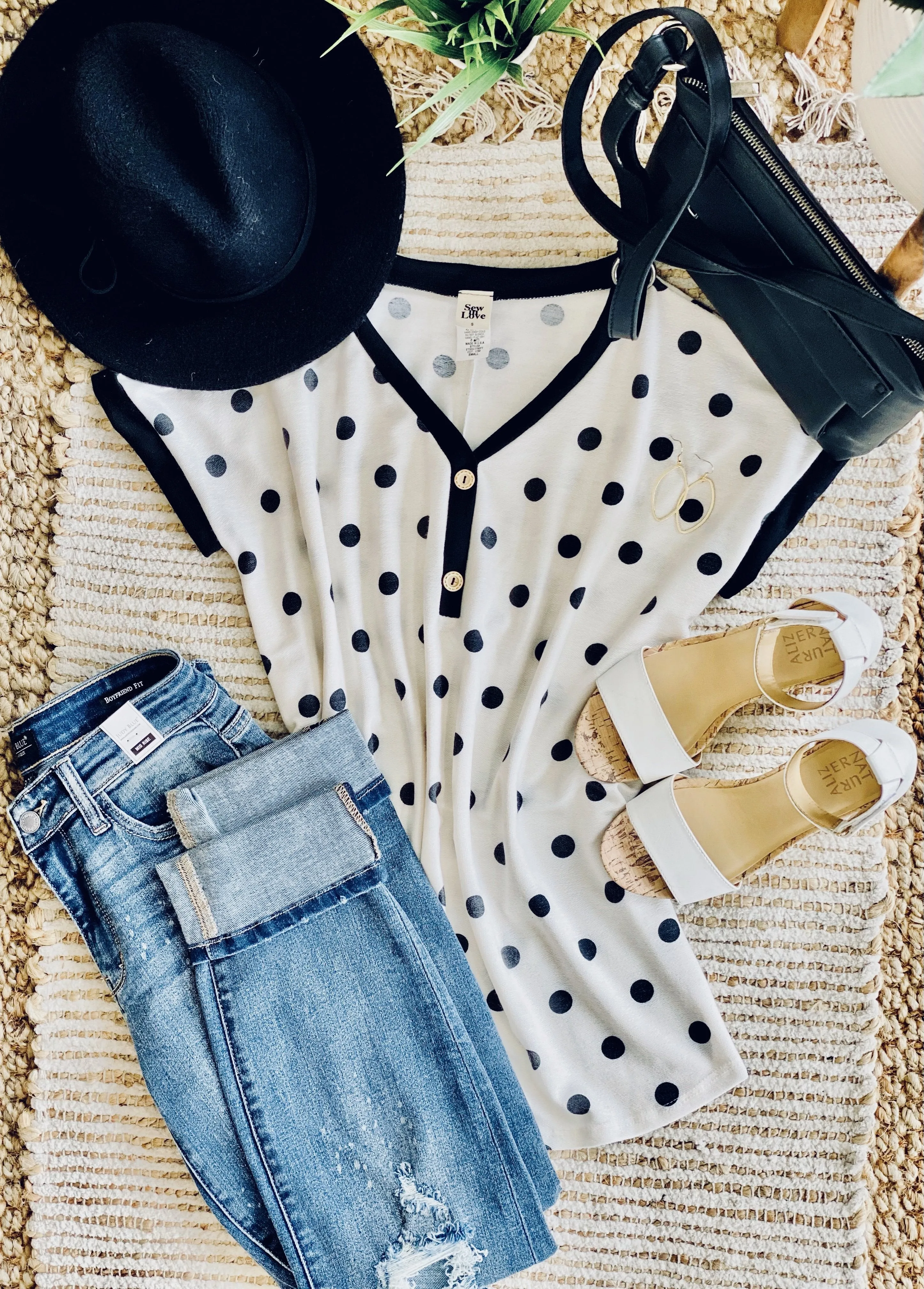All In Good Fun Polkadot Top