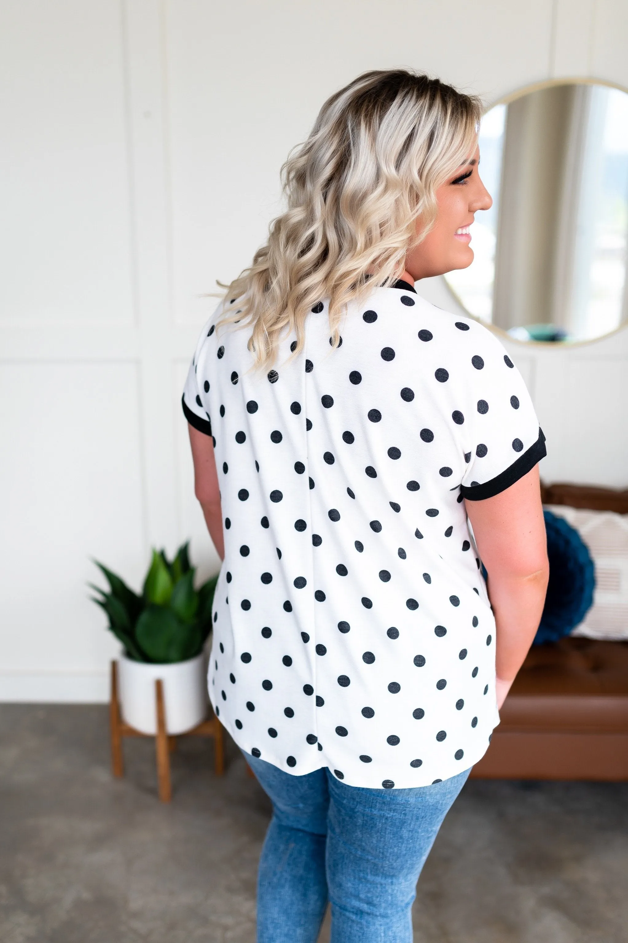 All In Good Fun Polkadot Top