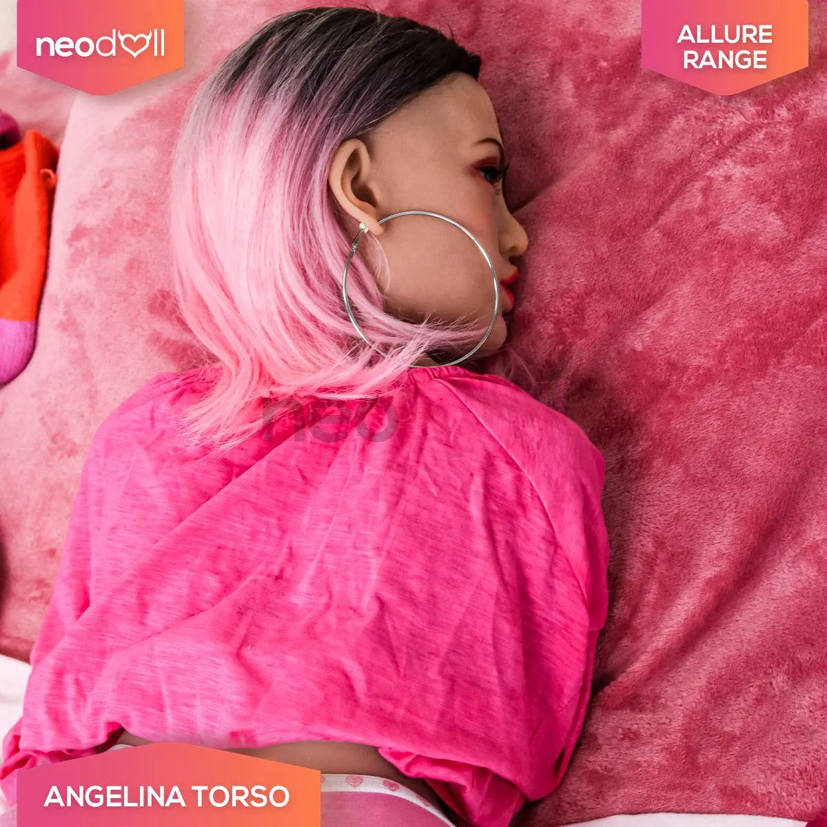 Allure Sex Doll Torso - Angelina Head & Torso - Tan