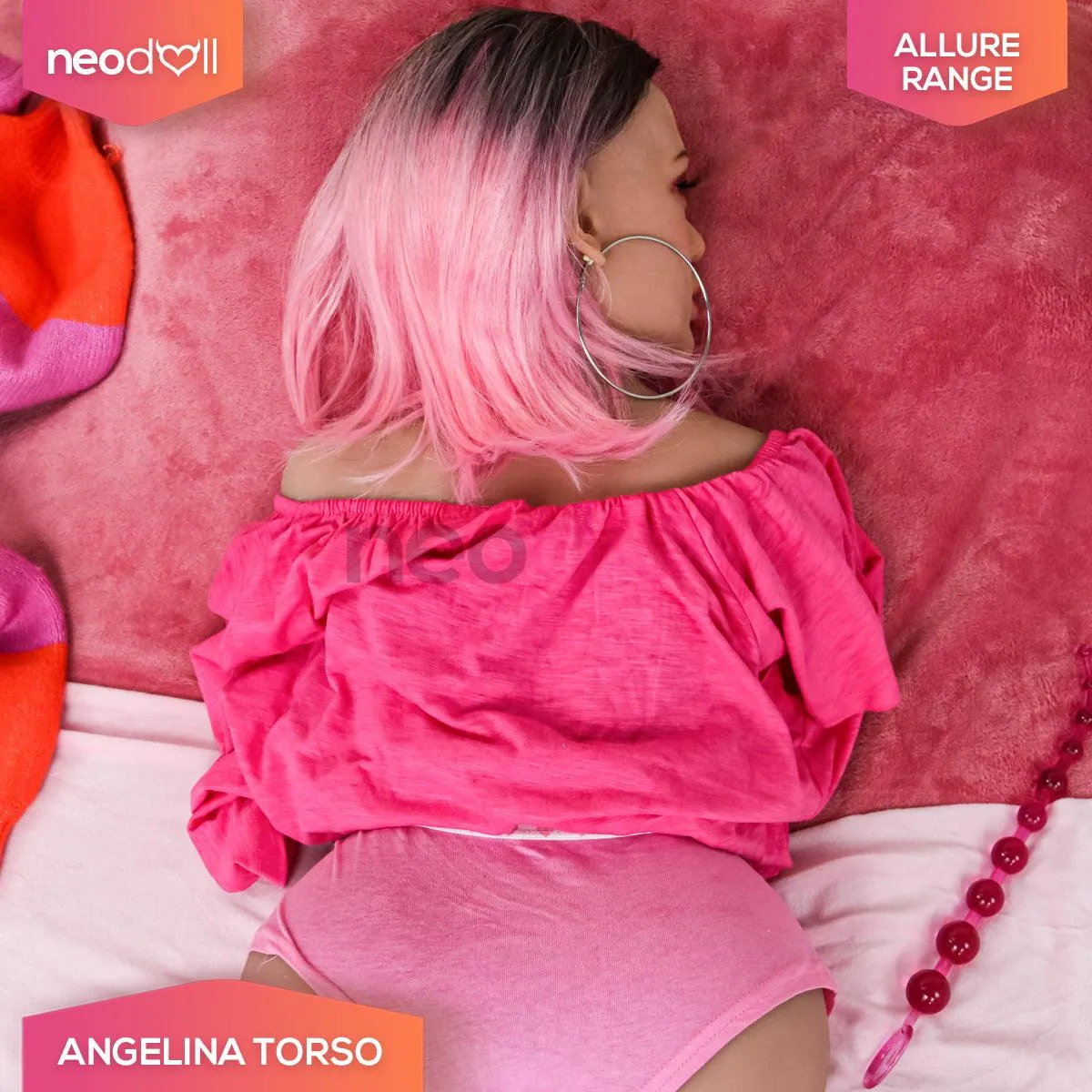 Allure Sex Doll Torso - Angelina Head & Torso - Tan