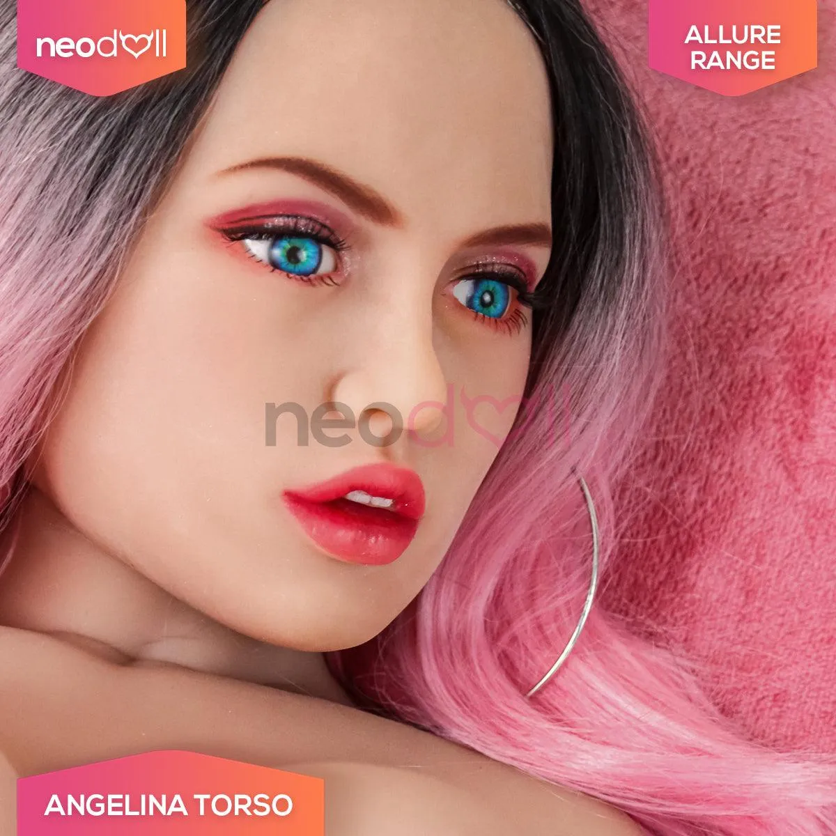 Allure Sex Doll Torso - Angelina Head & Torso - Tan