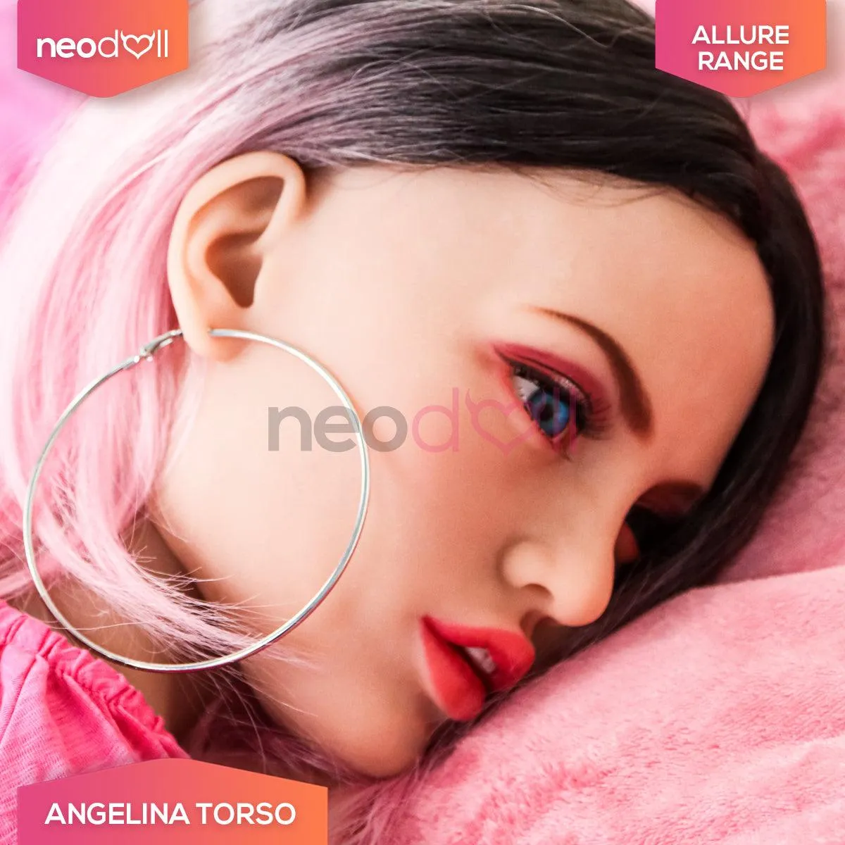 Allure Sex Doll Torso - Angelina Head & Torso - Tan