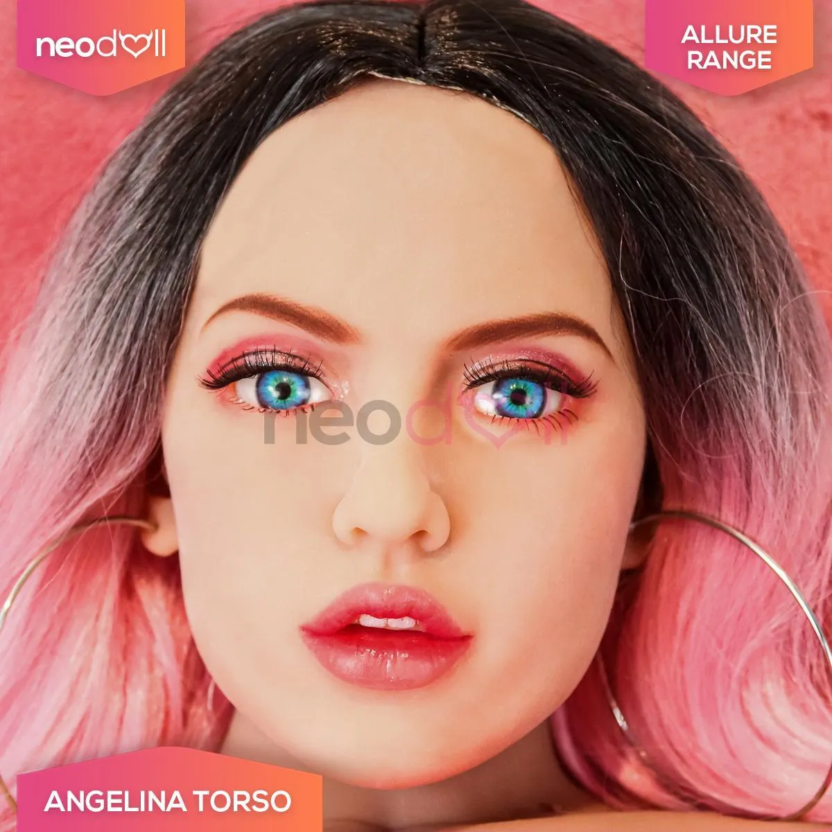 Allure Sex Doll Torso - Angelina Head & Torso - Tan