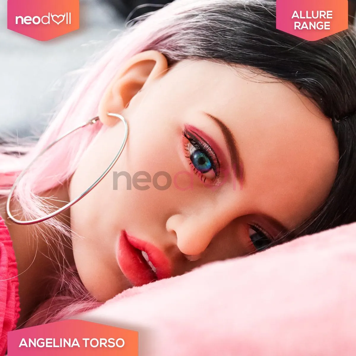 Allure Sex Doll Torso - Angelina Head & Torso - Tan