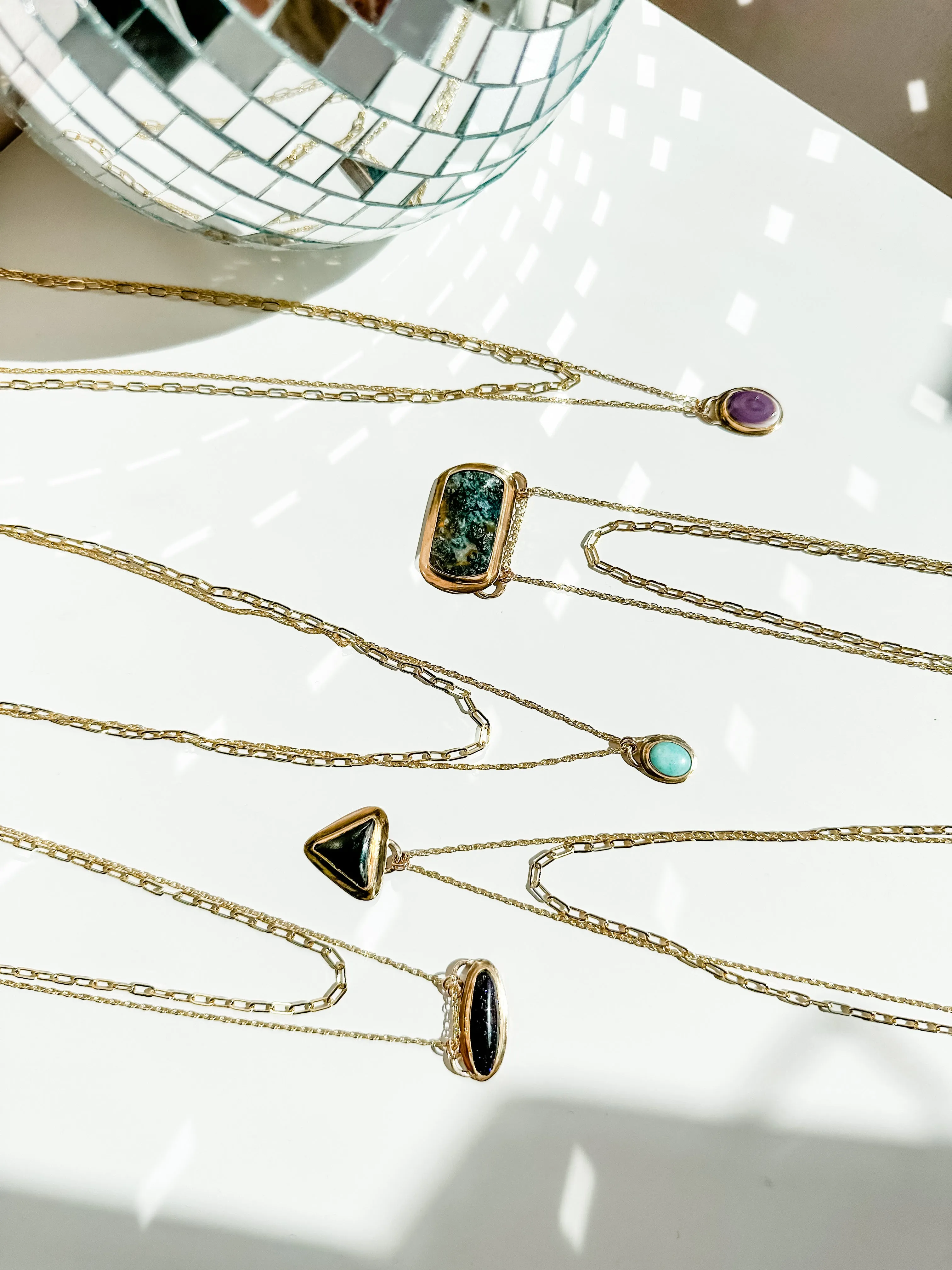 Amethyst Double Up Layering Necklace