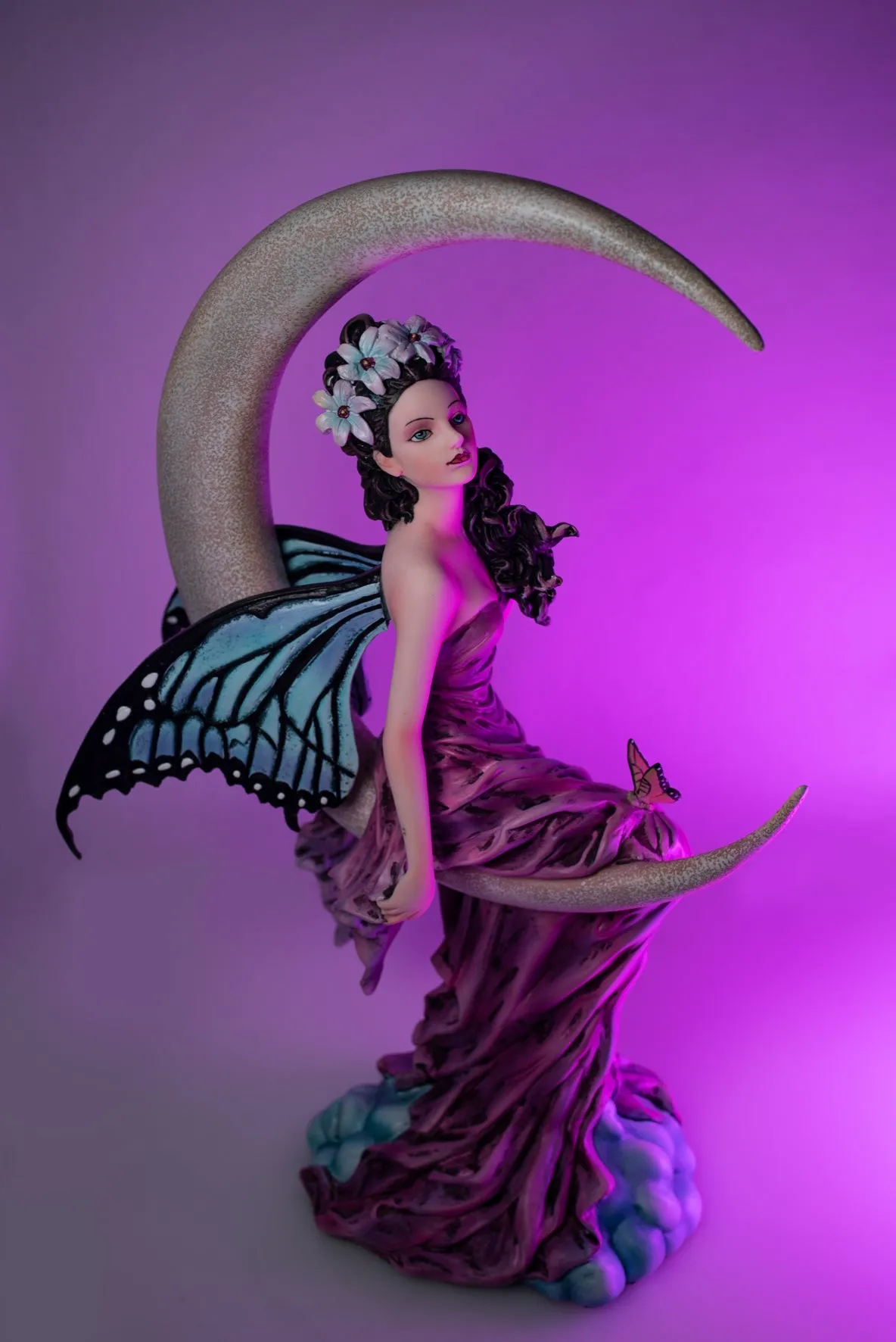Amethyst Moon Faery Figurine by Nene Thomas