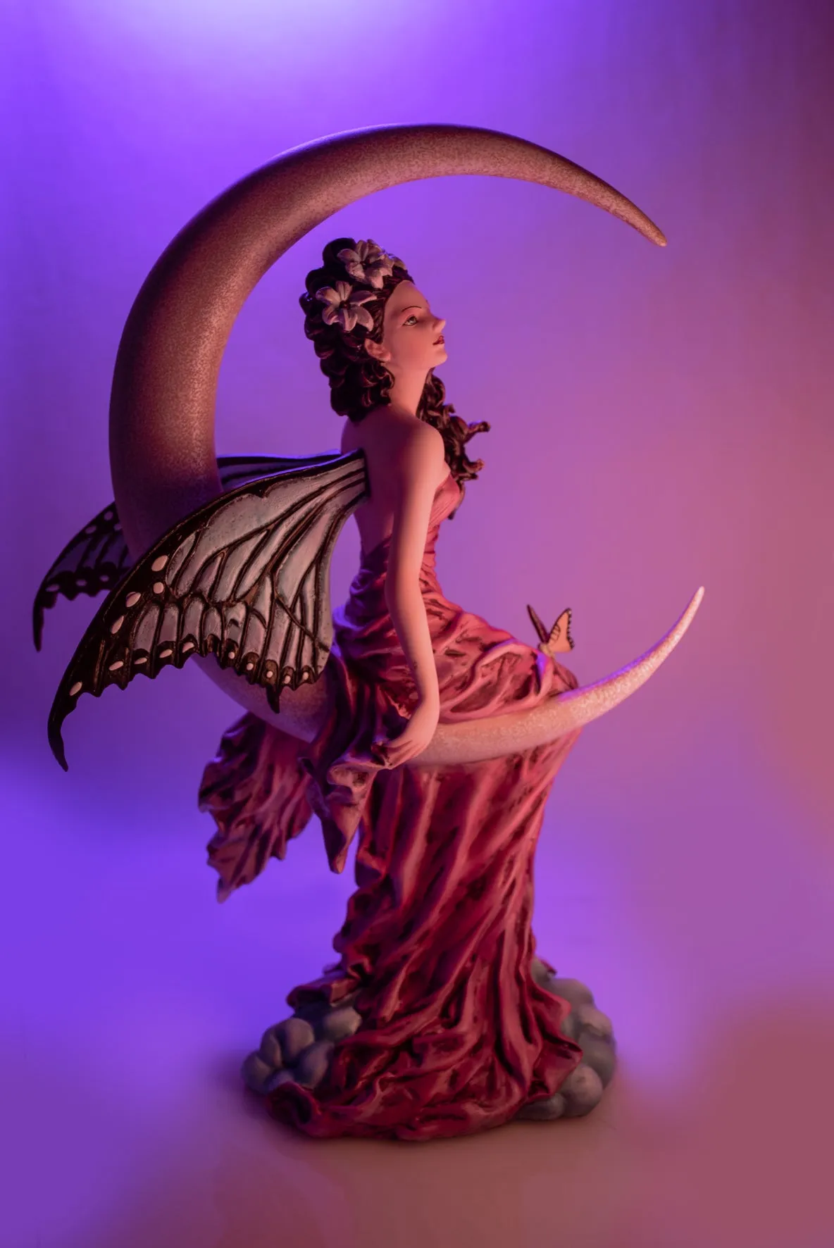 Amethyst Moon Faery Figurine by Nene Thomas