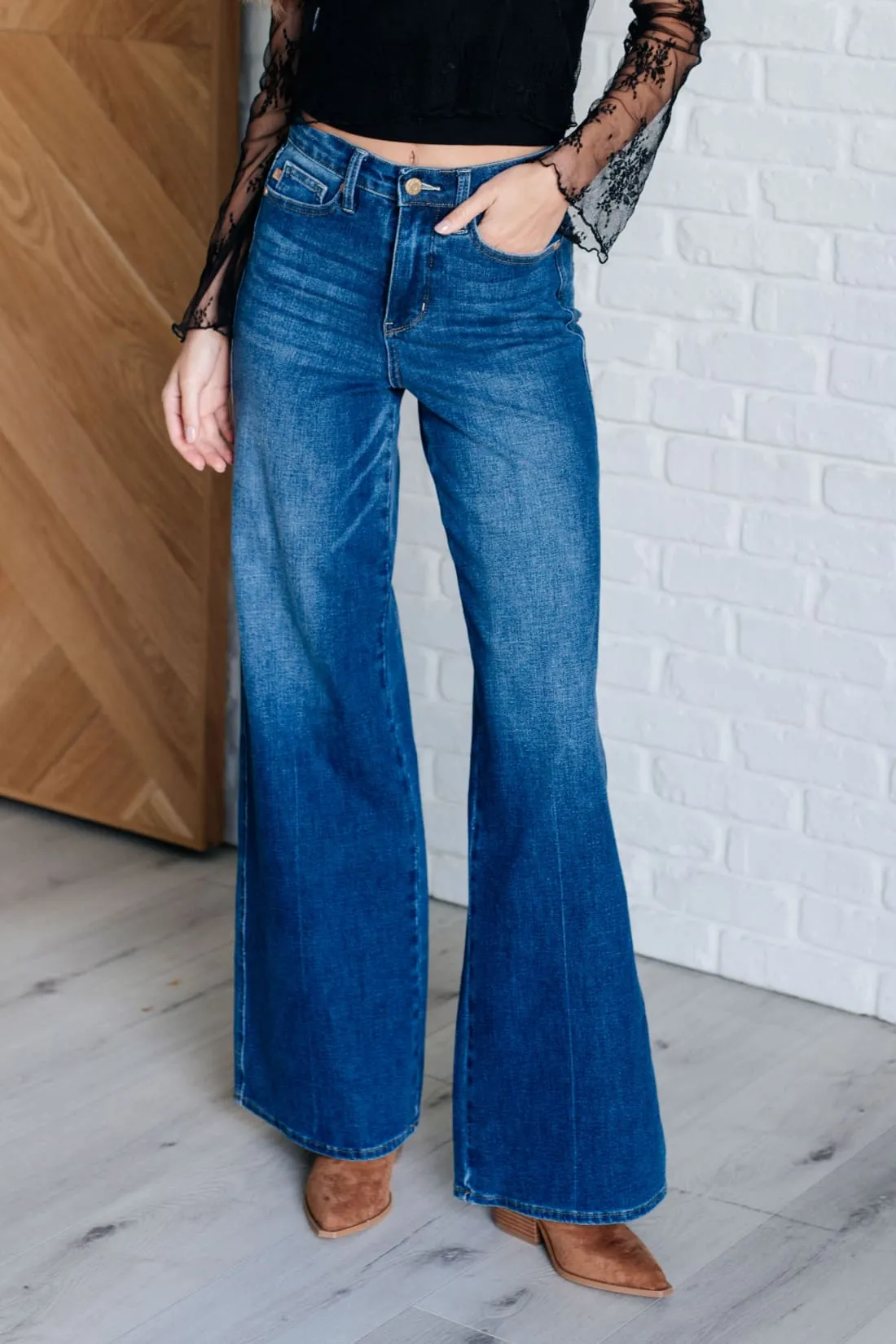 Anita Mid Rise Control Top Vintage Straight Leg Jeans