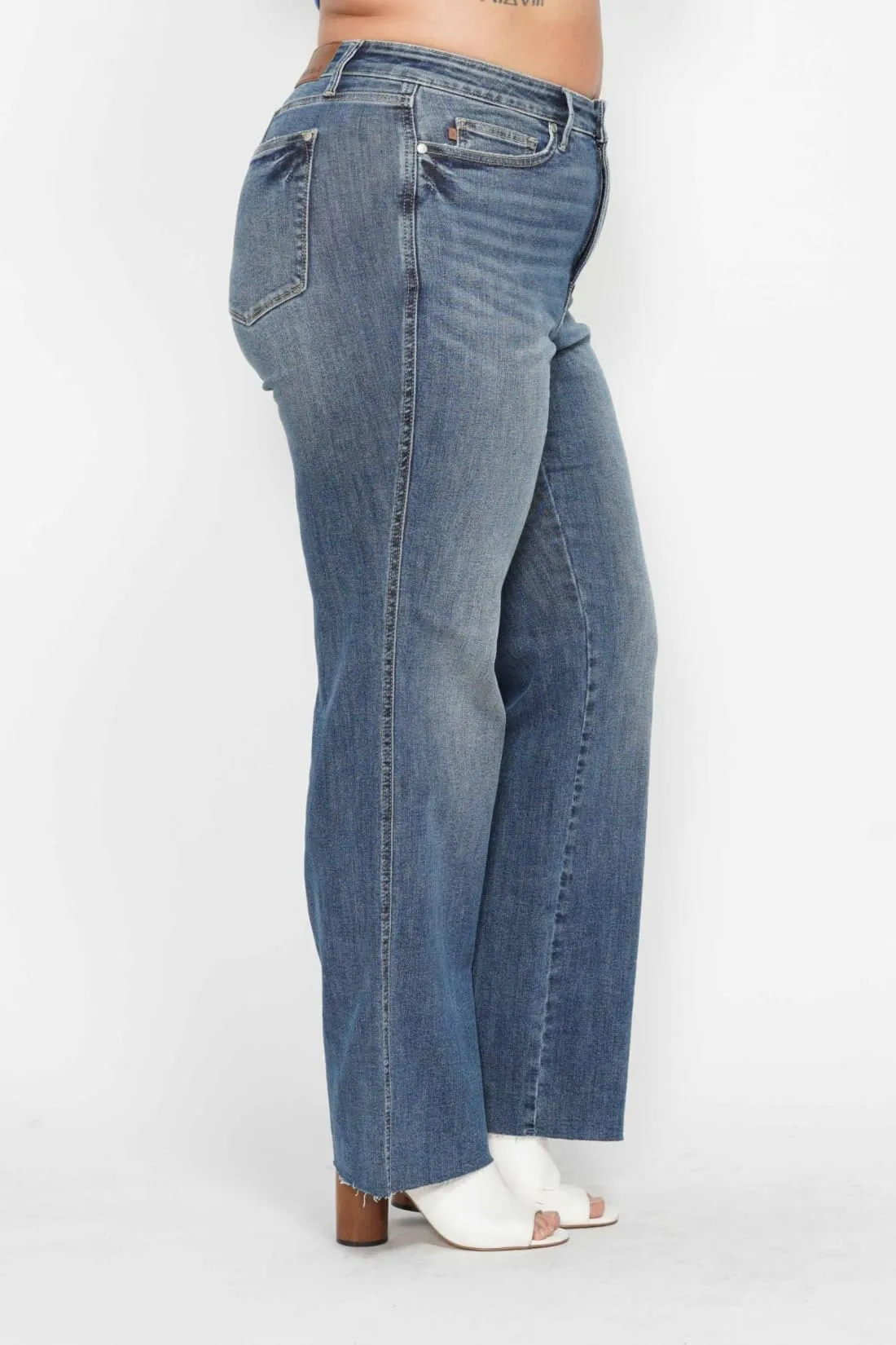 Anita Mid Rise Control Top Vintage Straight Leg Jeans