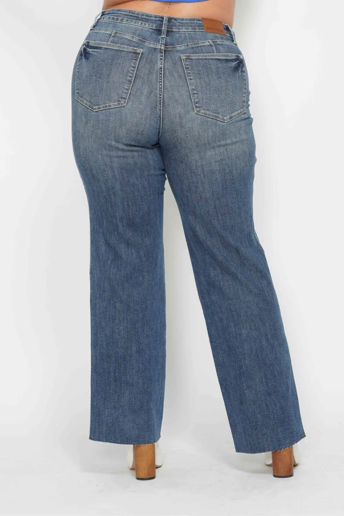 Anita Mid Rise Control Top Vintage Straight Leg Jeans