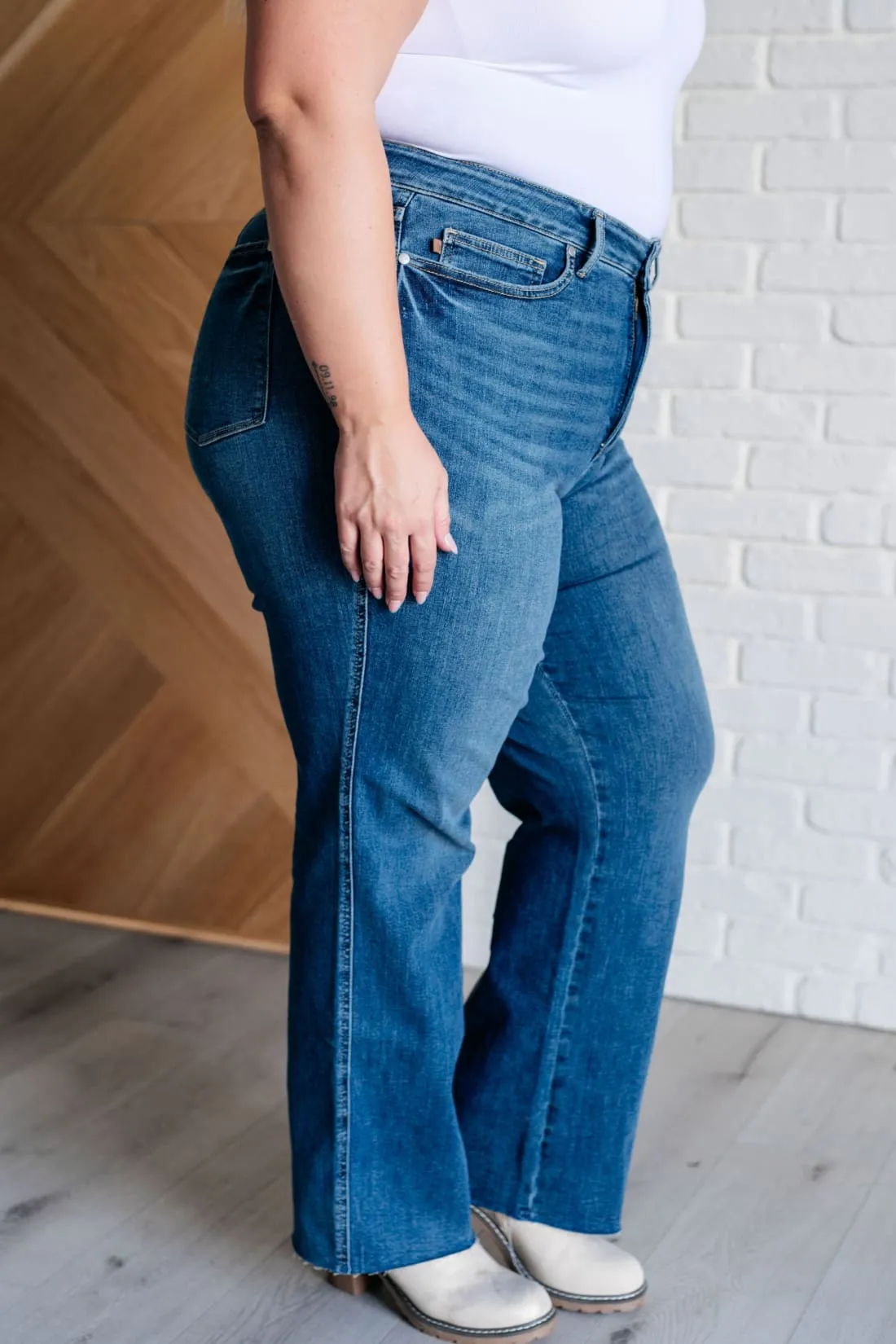 Anita Mid Rise Control Top Vintage Straight Leg Jeans