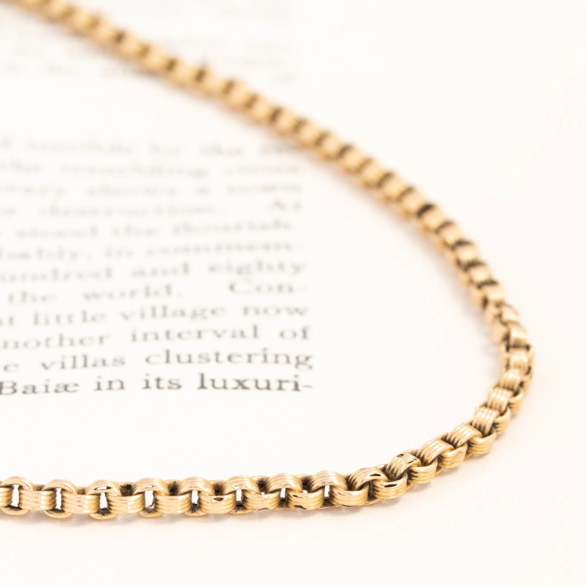 Antique Rolo Chain, 18kt