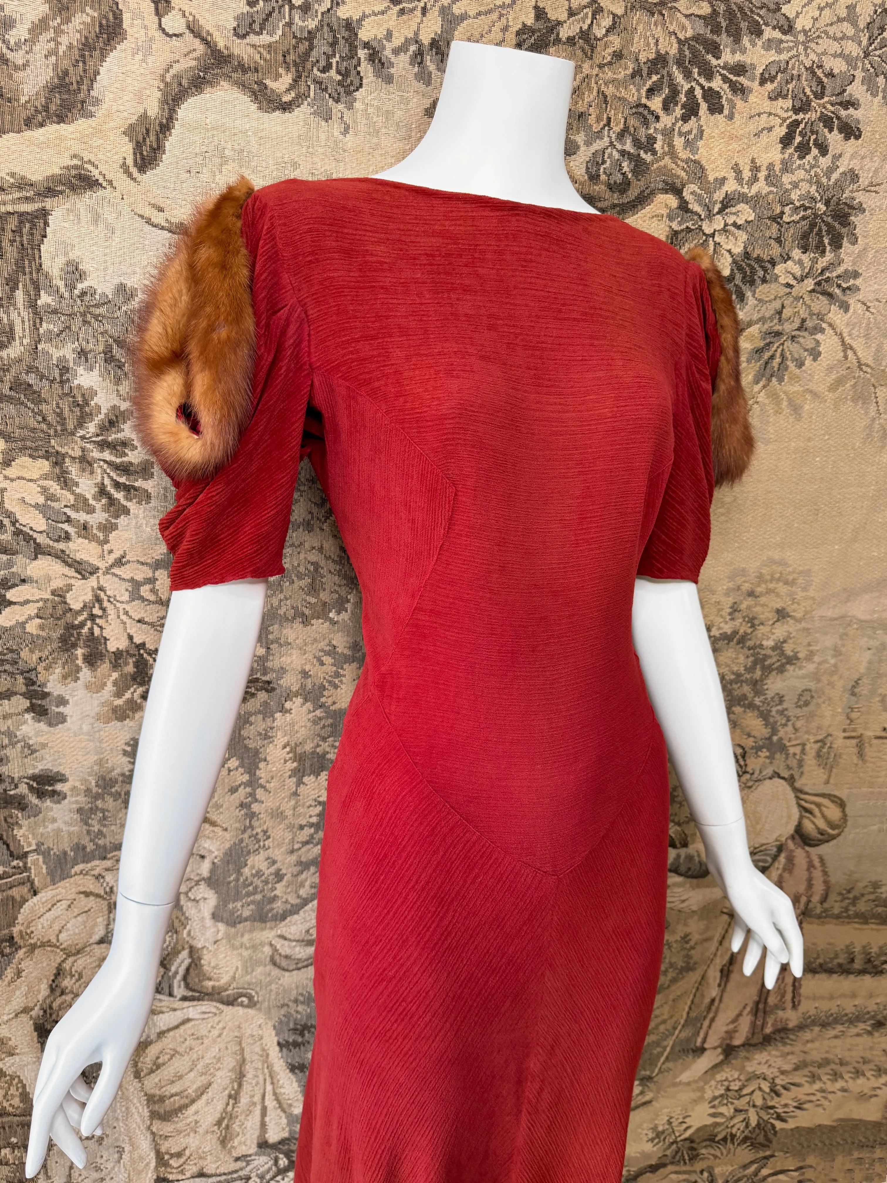 Art Deco 1930s Maxi Dress