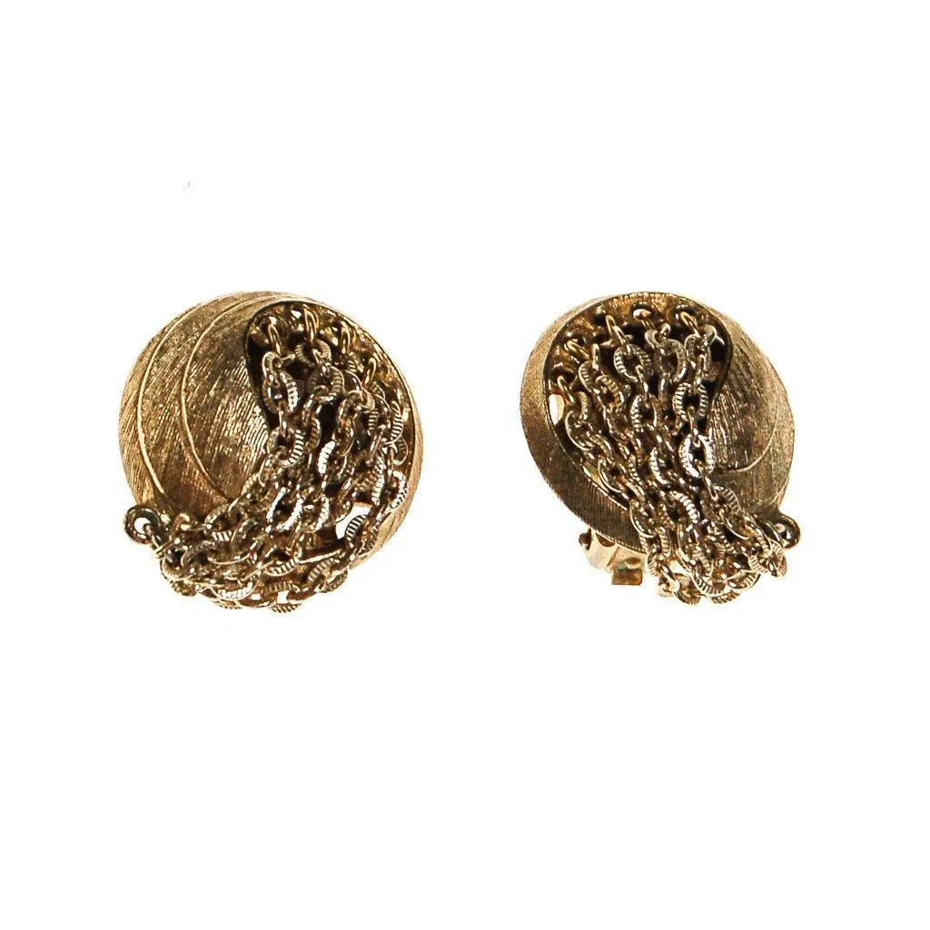 ART Mode Chains of Gold Earrings