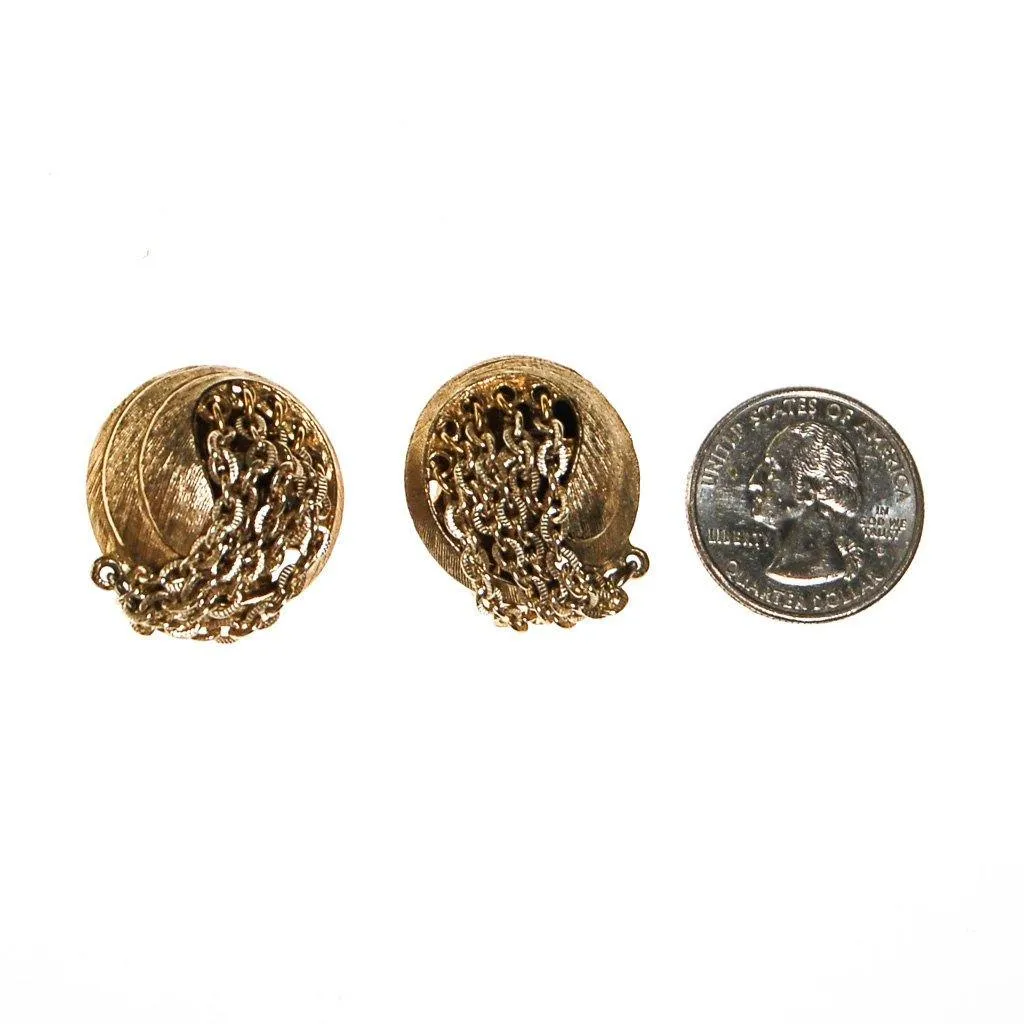 ART Mode Chains of Gold Earrings