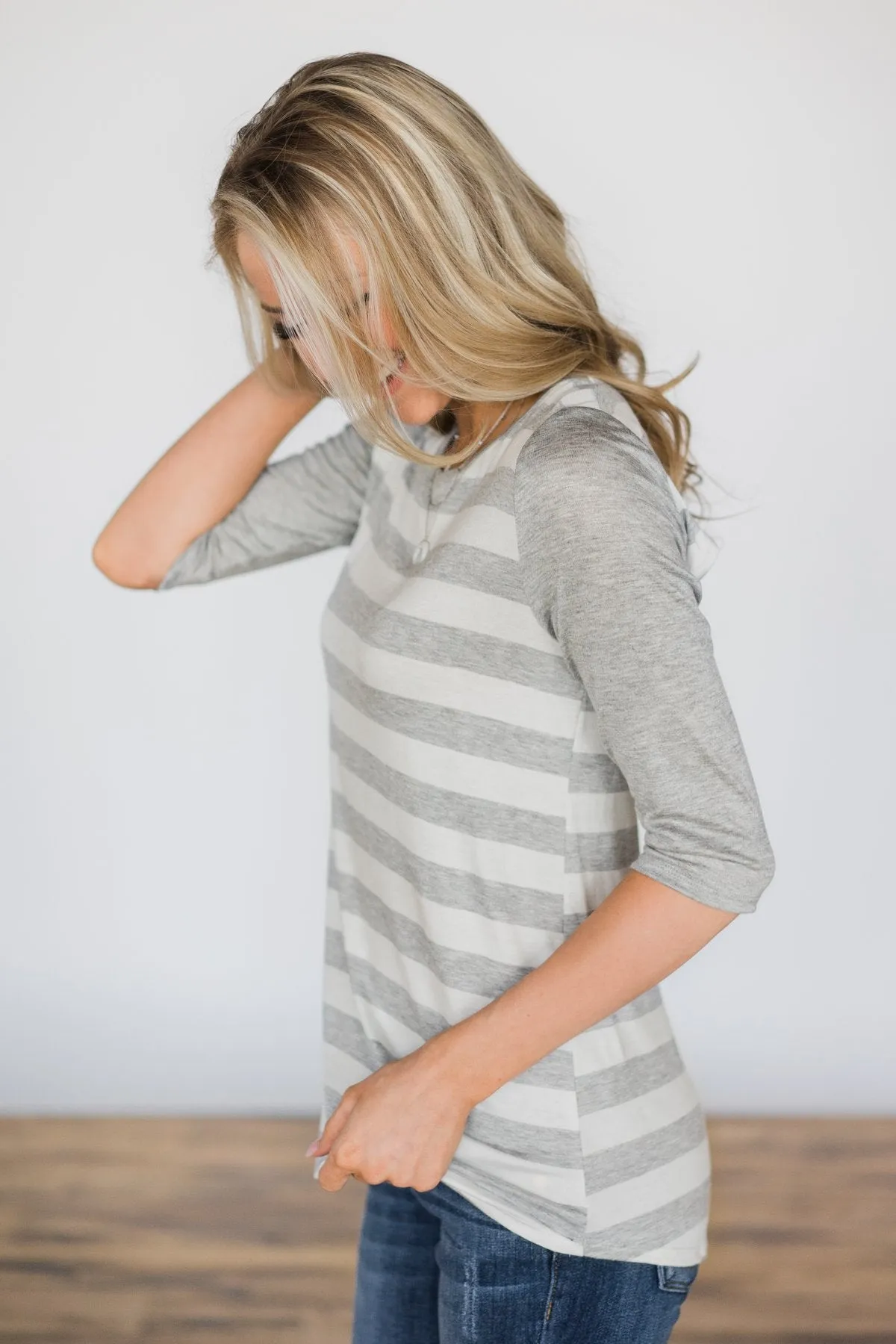 As Long As You Love Me Striped Top