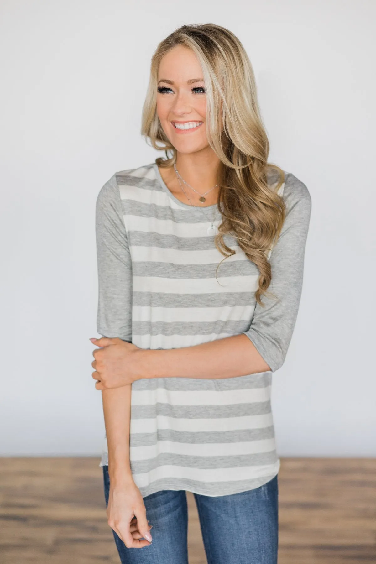 As Long As You Love Me Striped Top