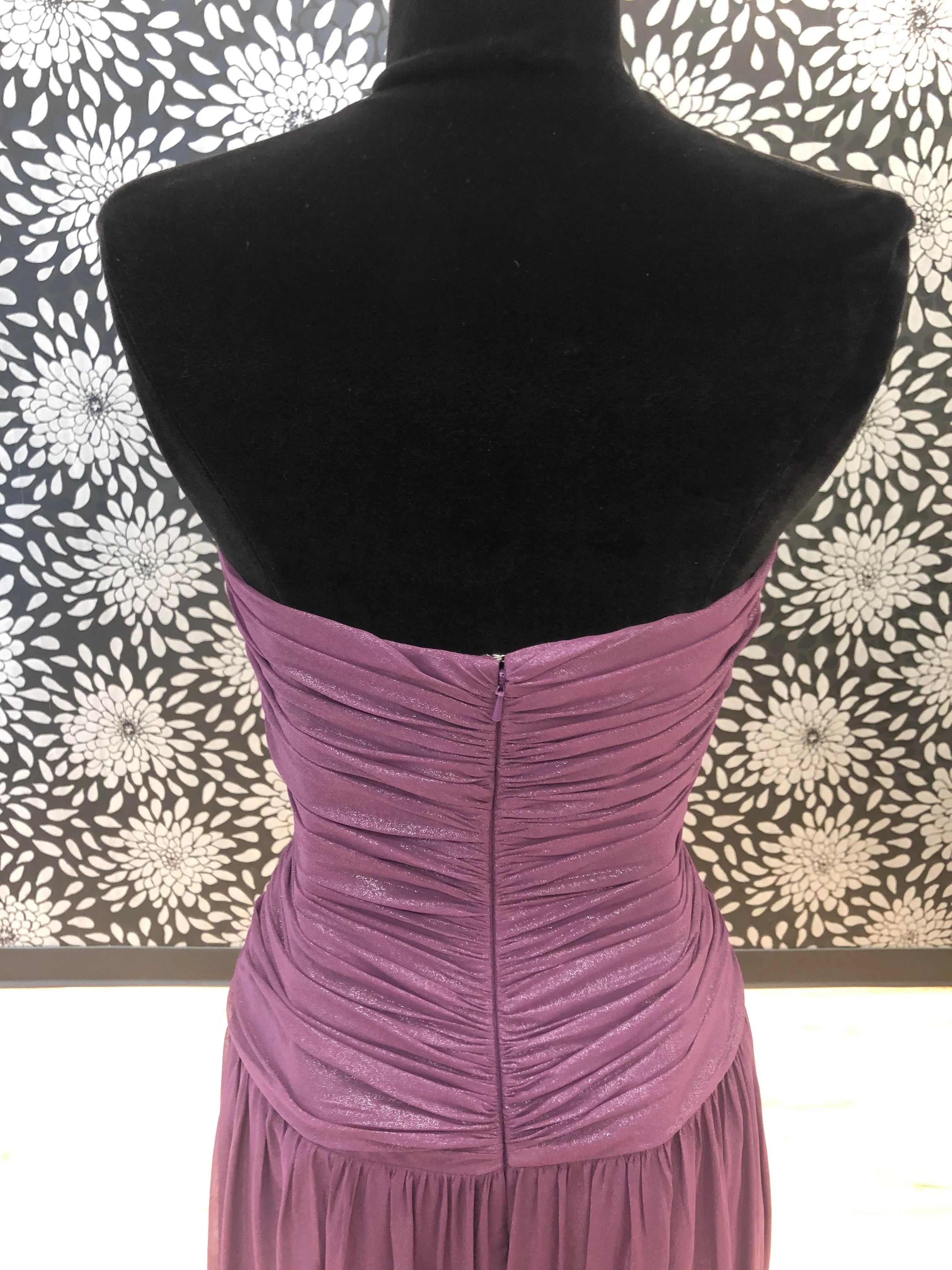 Aubergine Drop Waist
