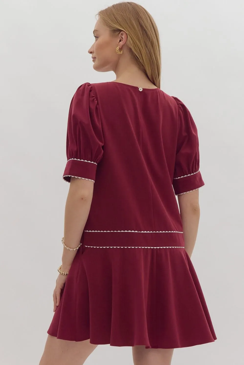 Audra dropped waist dress