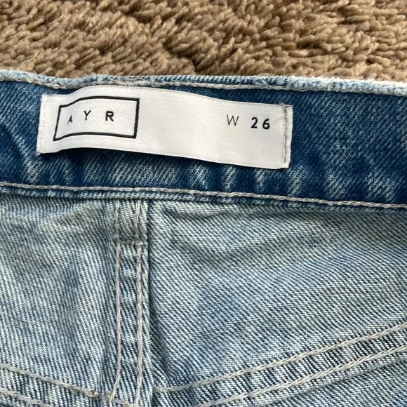 AYR High Waist Denim Shorts. Size 26